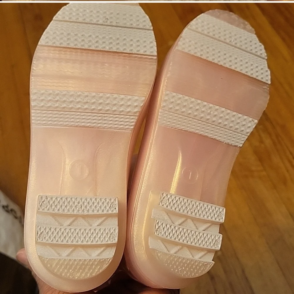 Cat & Jack Pink Waterproof  Rain Boots Size 1